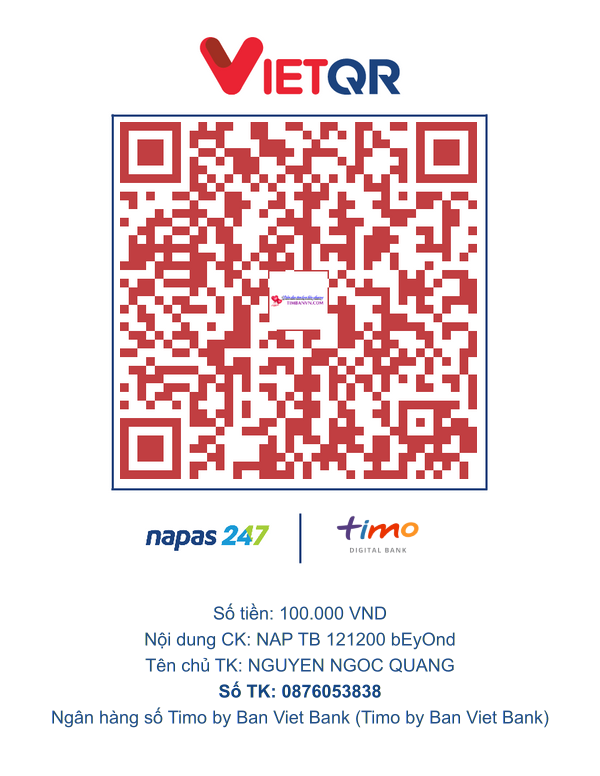 QR chuyển khoản