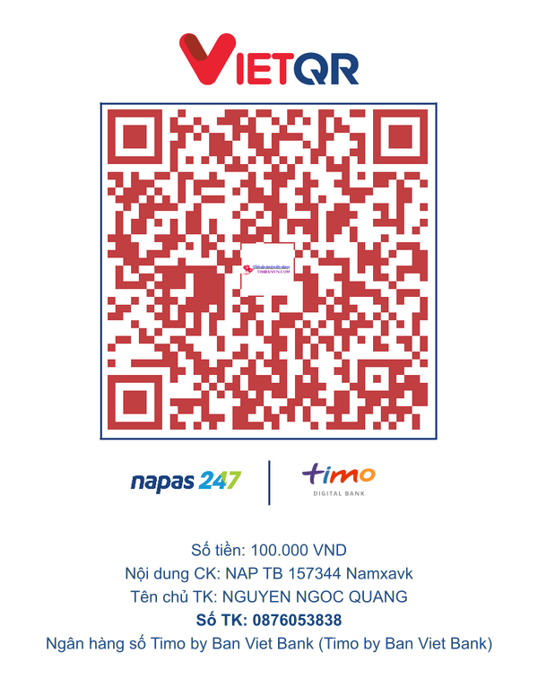 QR chuyển khoản