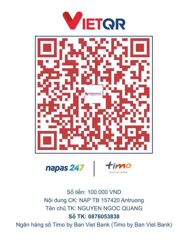 QR chuyển khoản