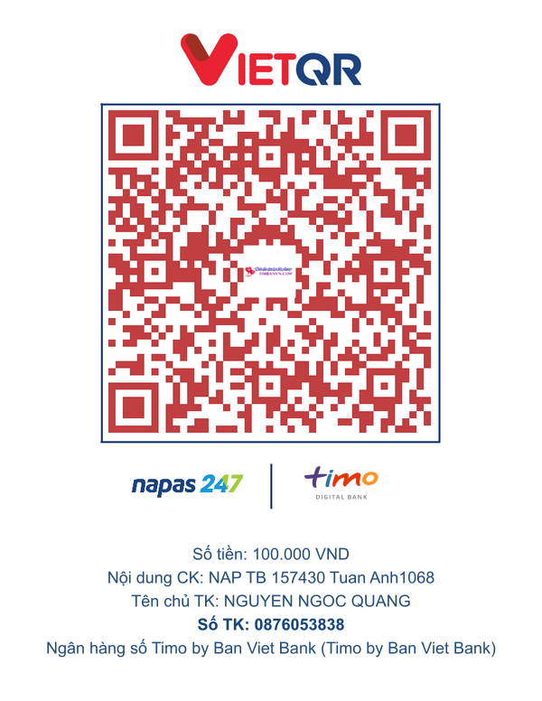 QR chuyển khoản