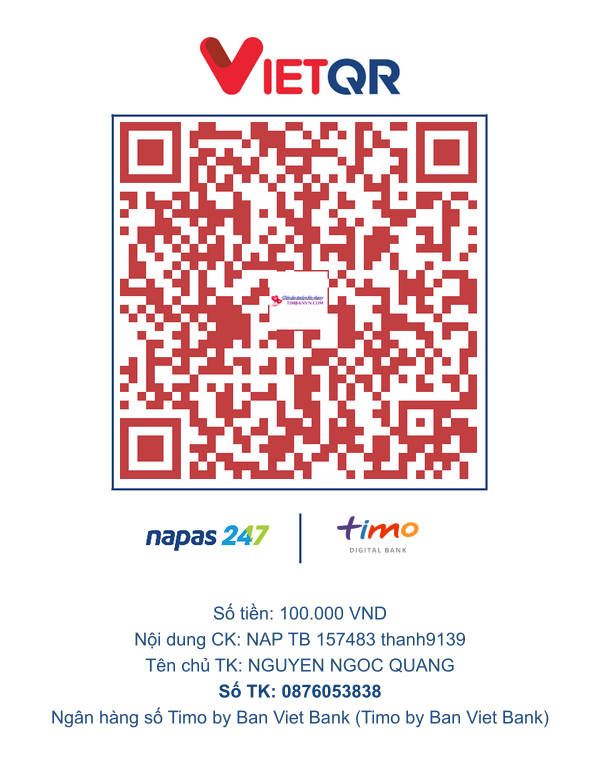 QR chuyển khoản
