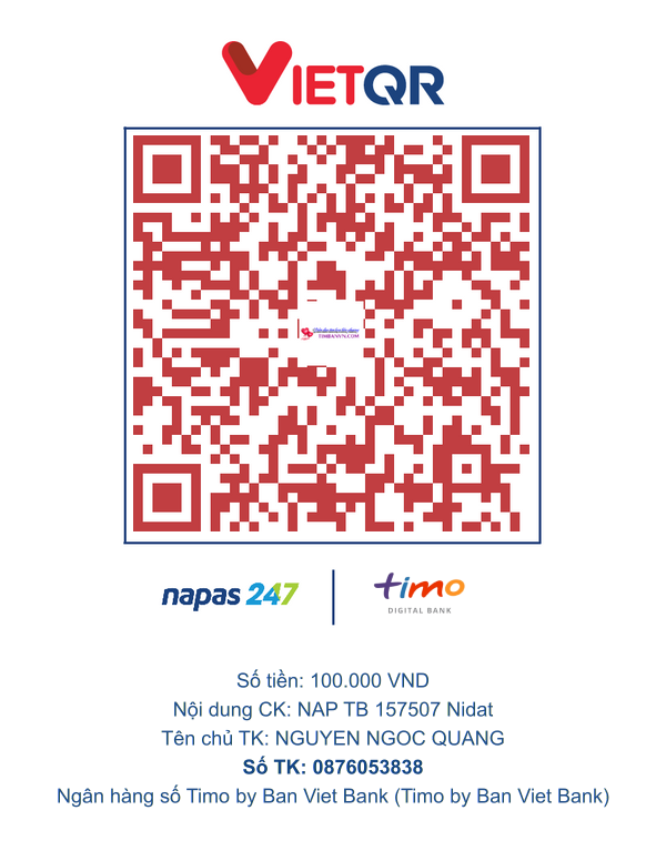QR chuyển khoản