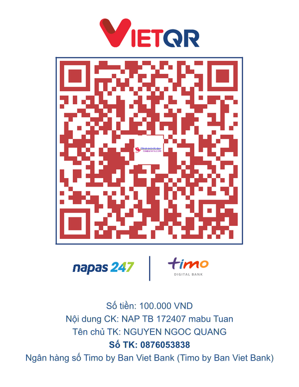 QR chuyển khoản