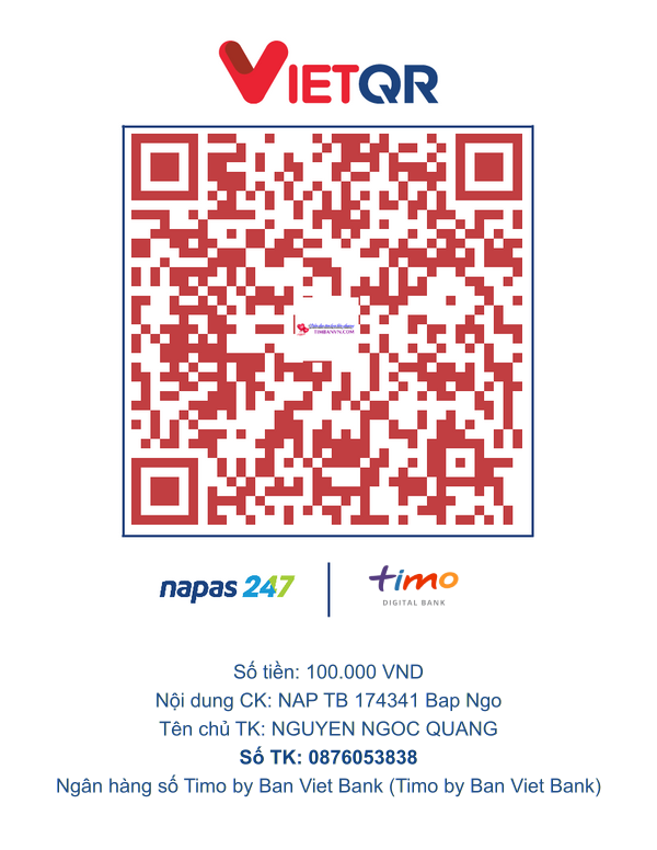 QR chuyển khoản