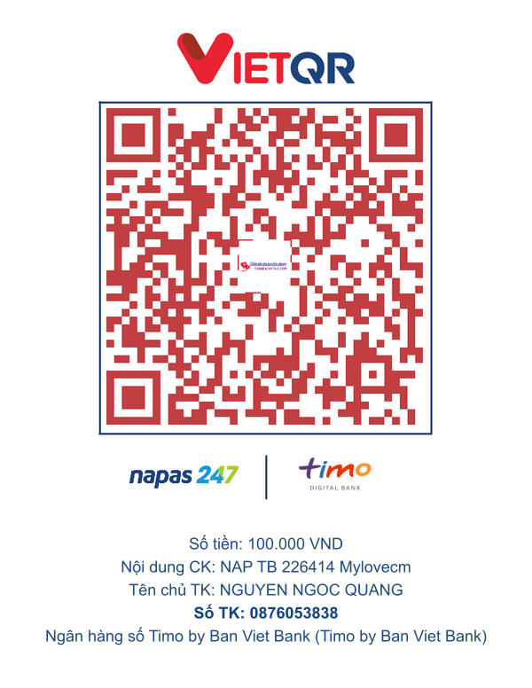 QR chuyển khoản
