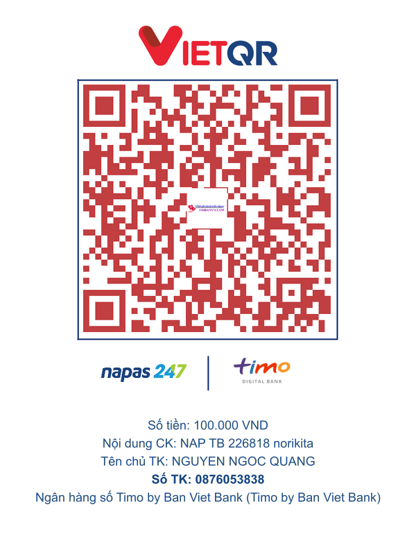 QR chuyển khoản