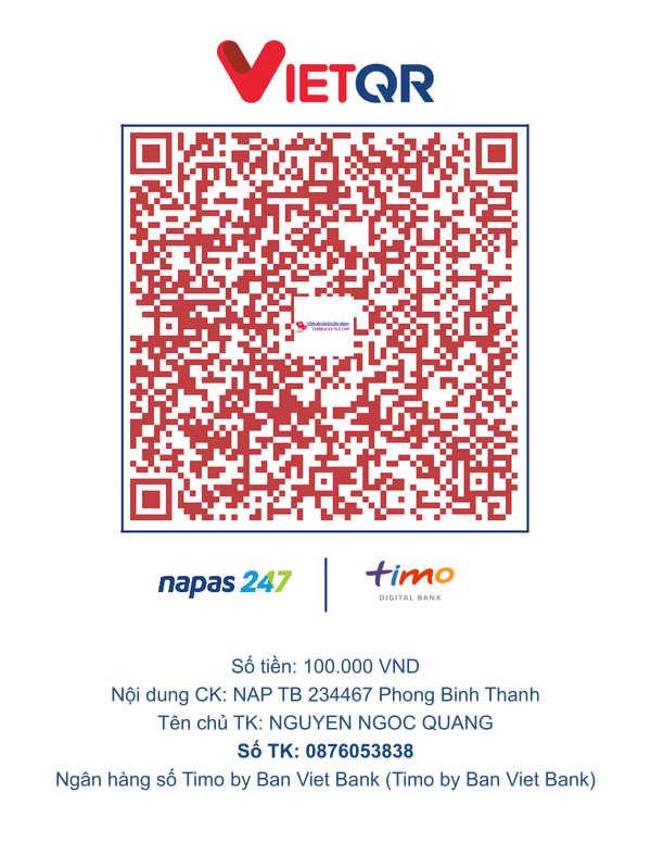 QR chuyển khoản