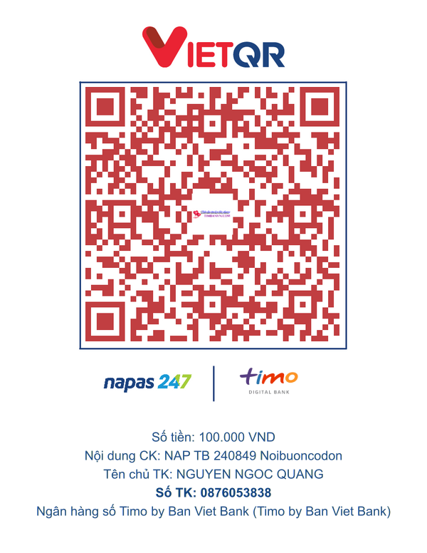 QR chuyển khoản