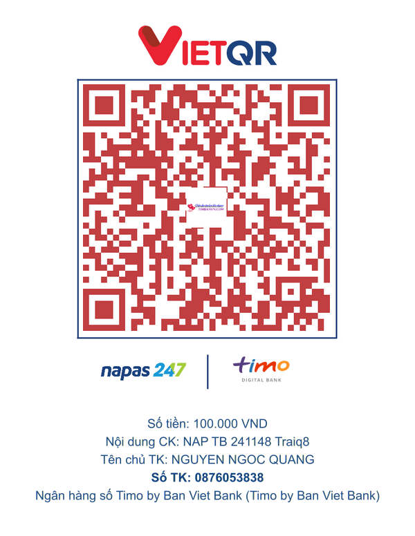 QR chuyển khoản