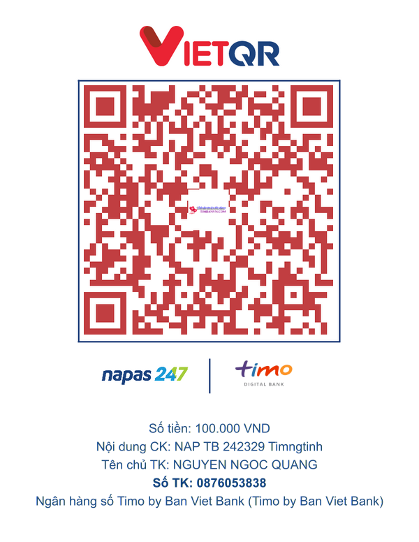 QR chuyển khoản