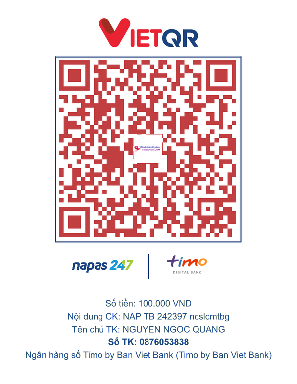 QR chuyển khoản