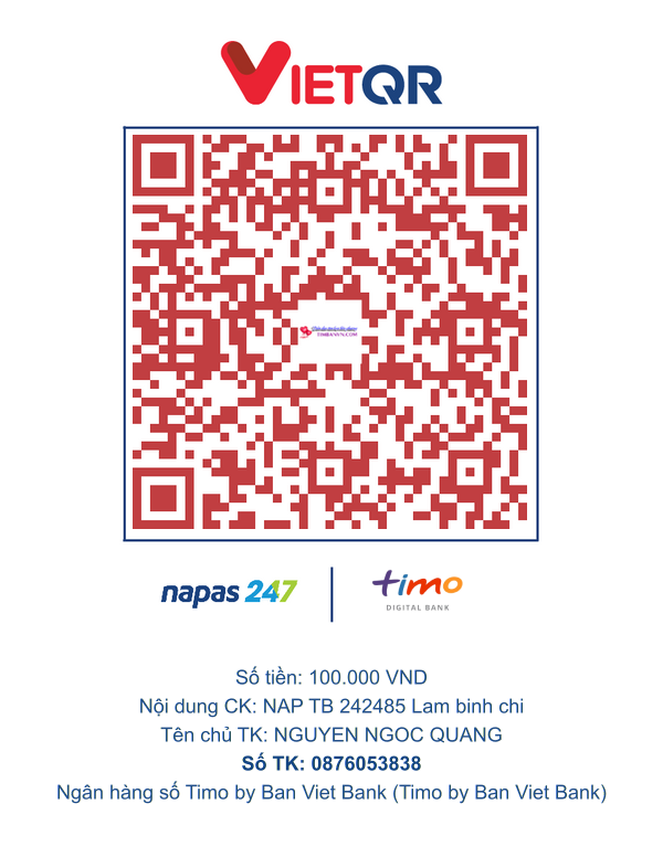QR chuyển khoản
