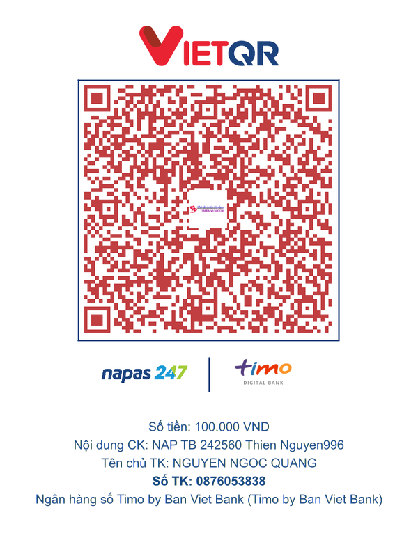 QR chuyển khoản