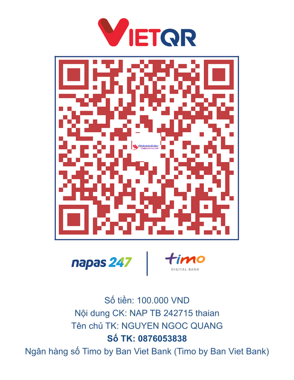 QR chuyển khoản