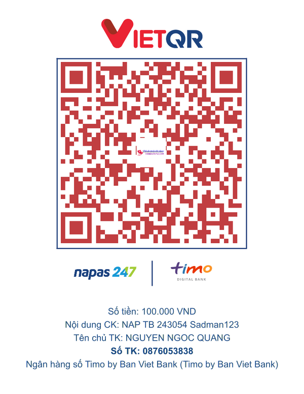 QR chuyển khoản