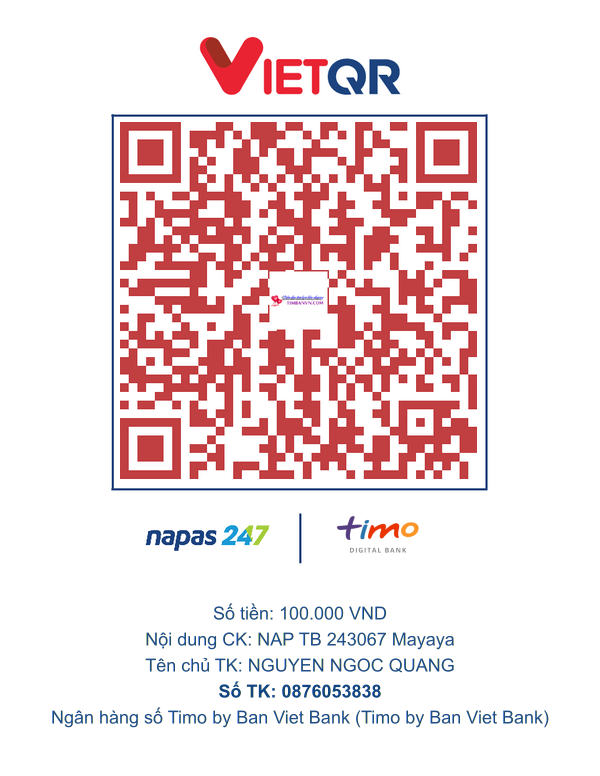 QR chuyển khoản