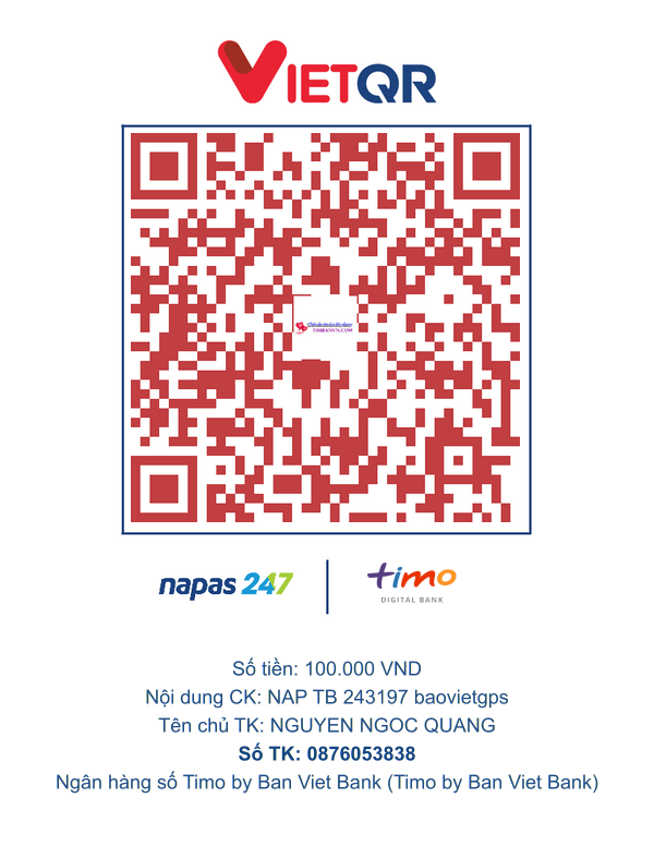 QR chuyển khoản
