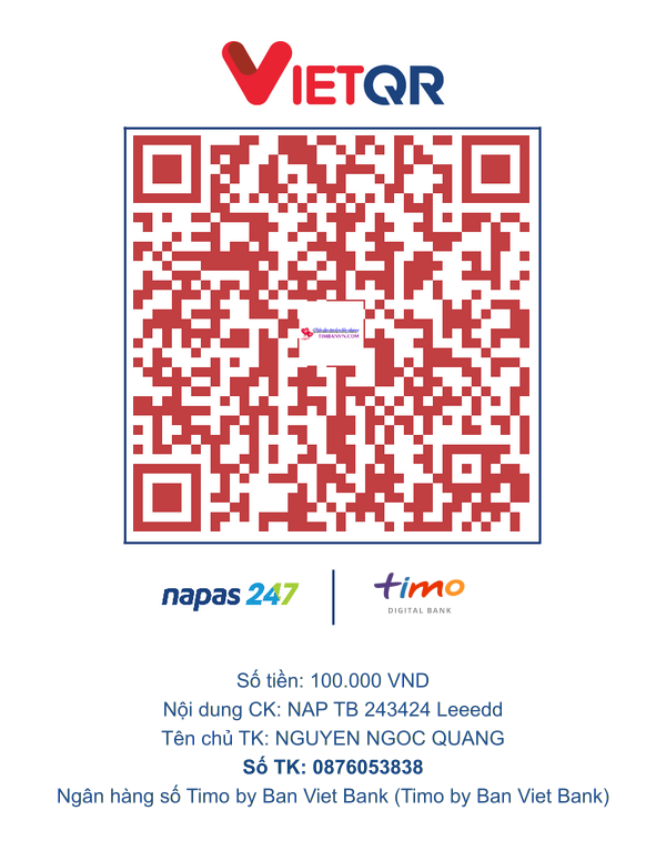QR chuyển khoản