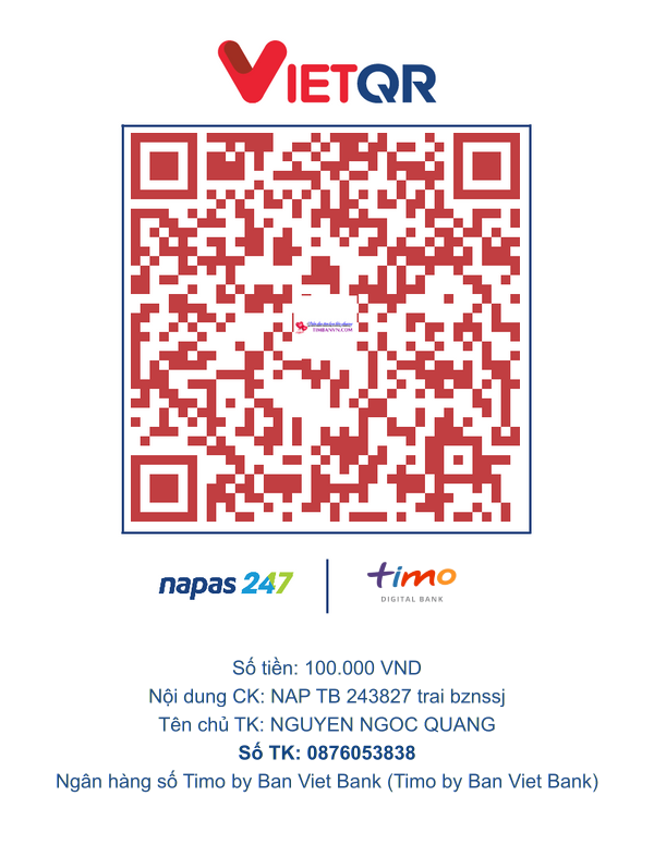 QR chuyển khoản