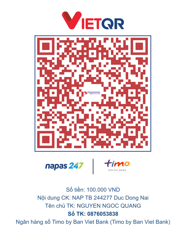 QR chuyển khoản