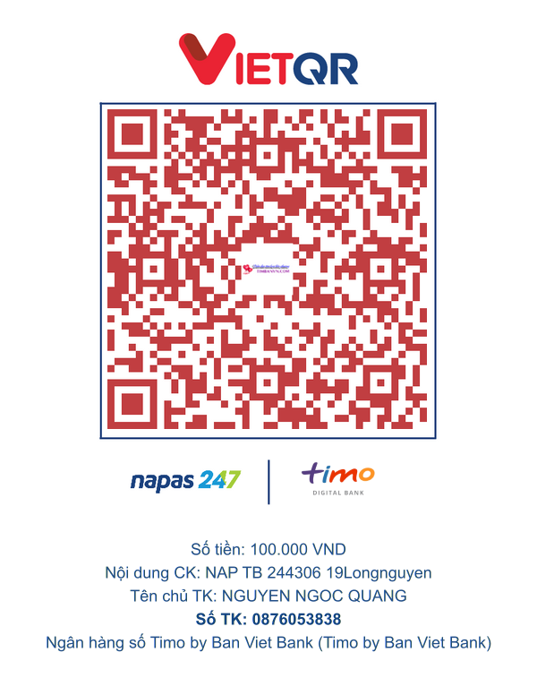 QR chuyển khoản