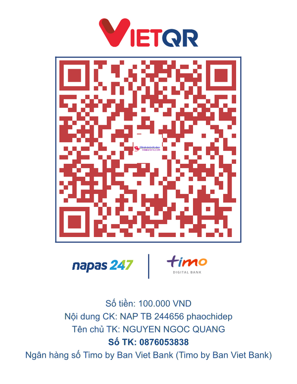 QR chuyển khoản