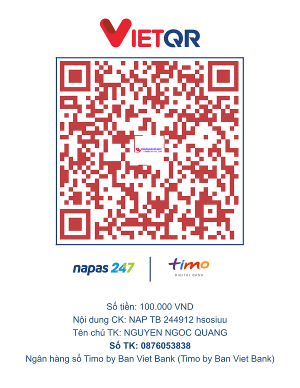 QR chuyển khoản