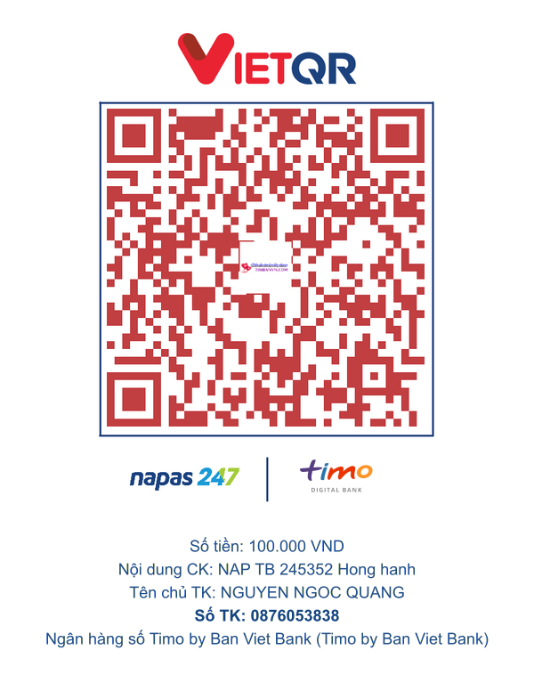 QR chuyển khoản