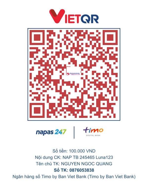 QR chuyển khoản