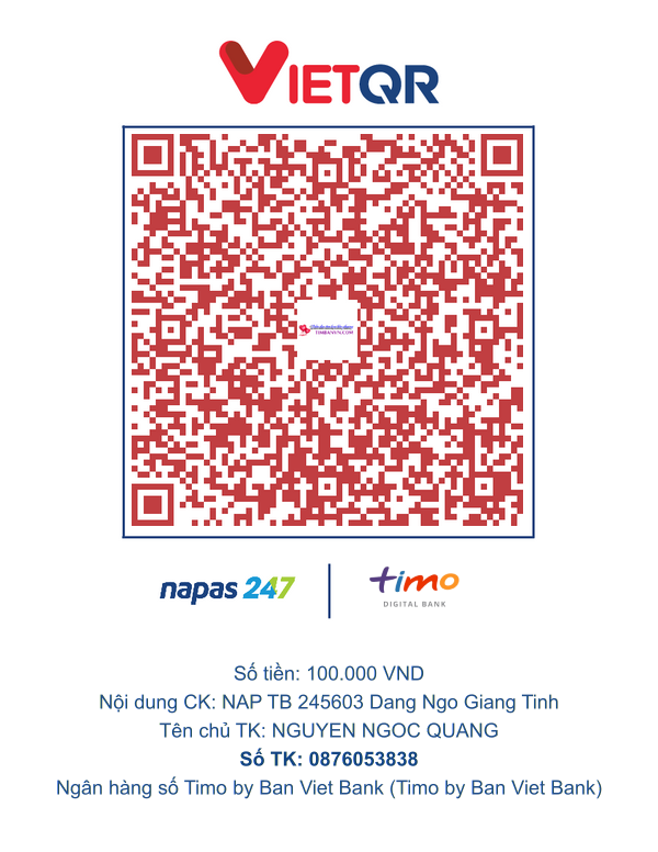 QR chuyển khoản