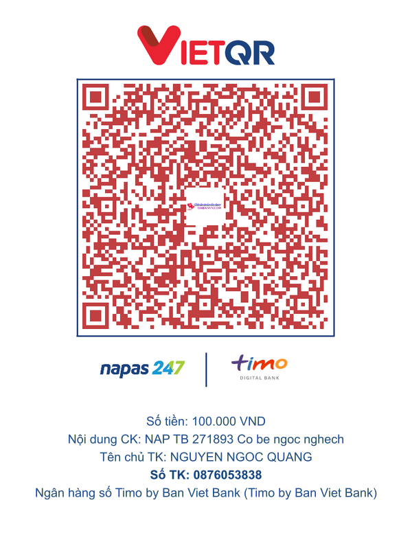 QR chuyển khoản