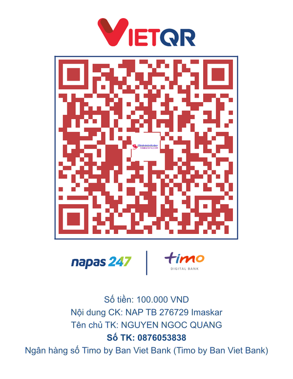 QR chuyển khoản