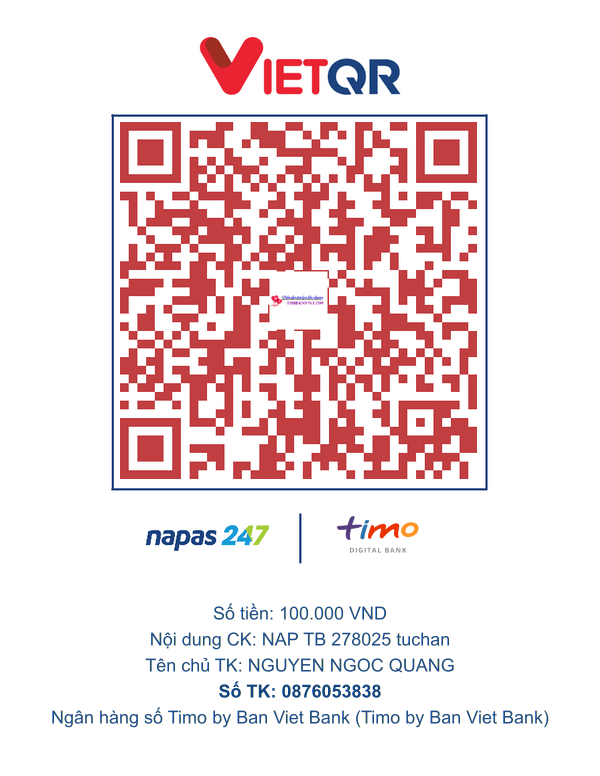 QR chuyển khoản