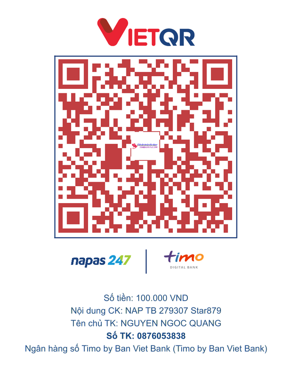 QR chuyển khoản