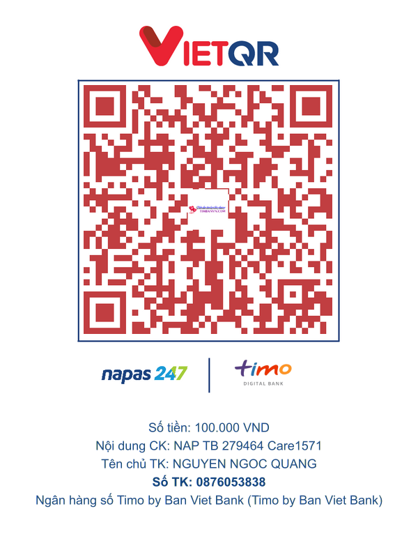 QR chuyển khoản