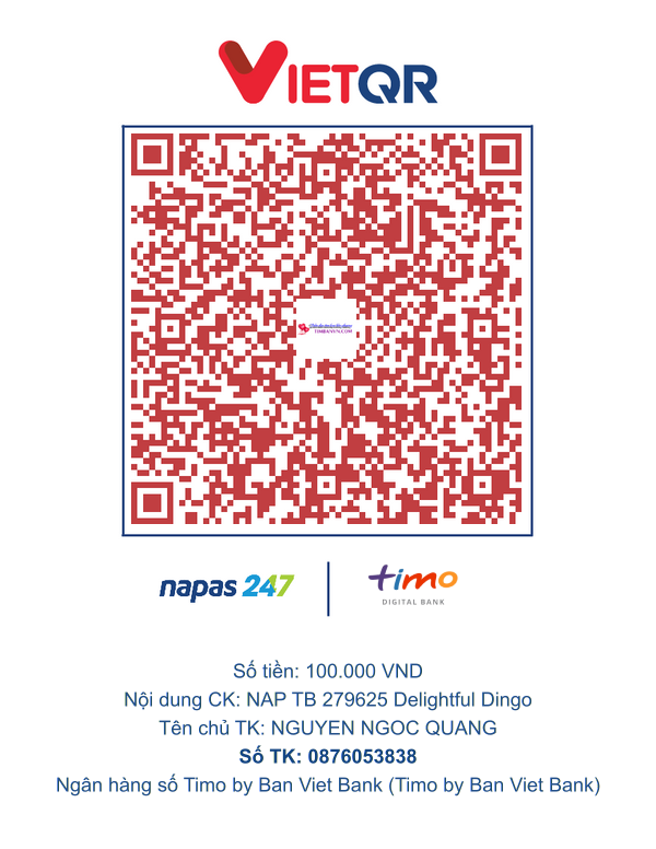 QR chuyển khoản