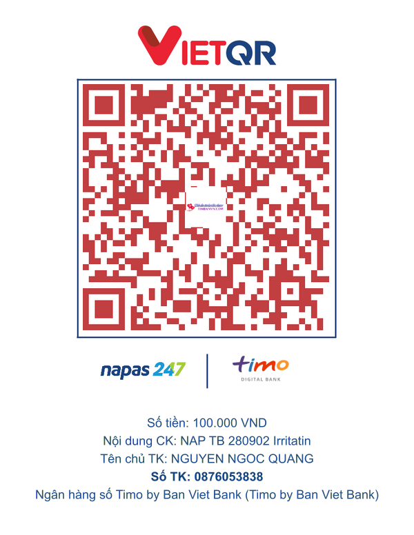 QR chuyển khoản