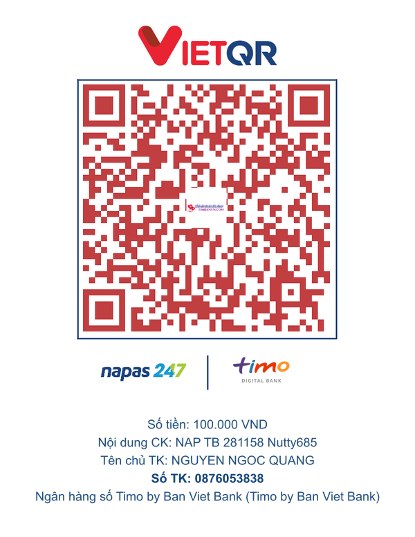 QR chuyển khoản