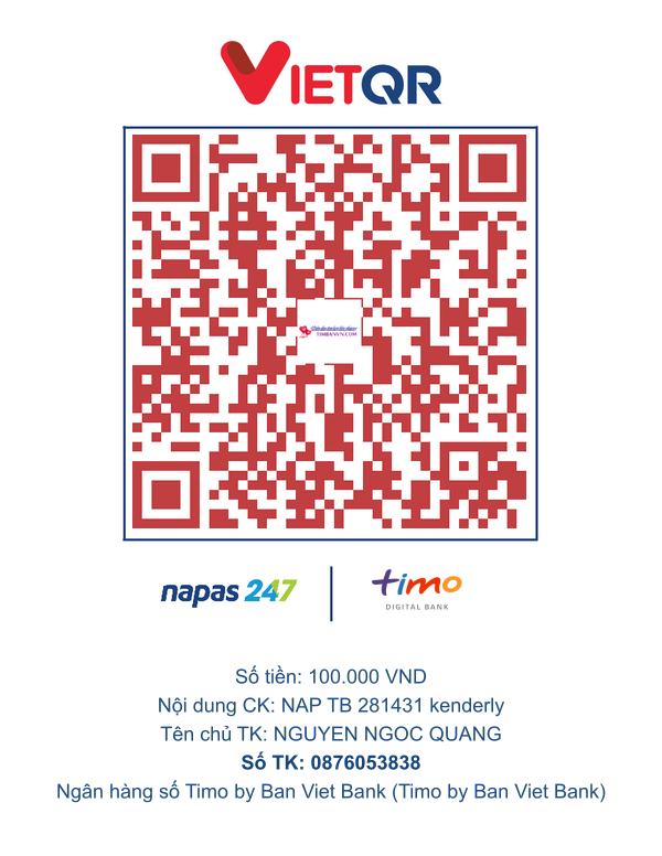 QR chuyển khoản