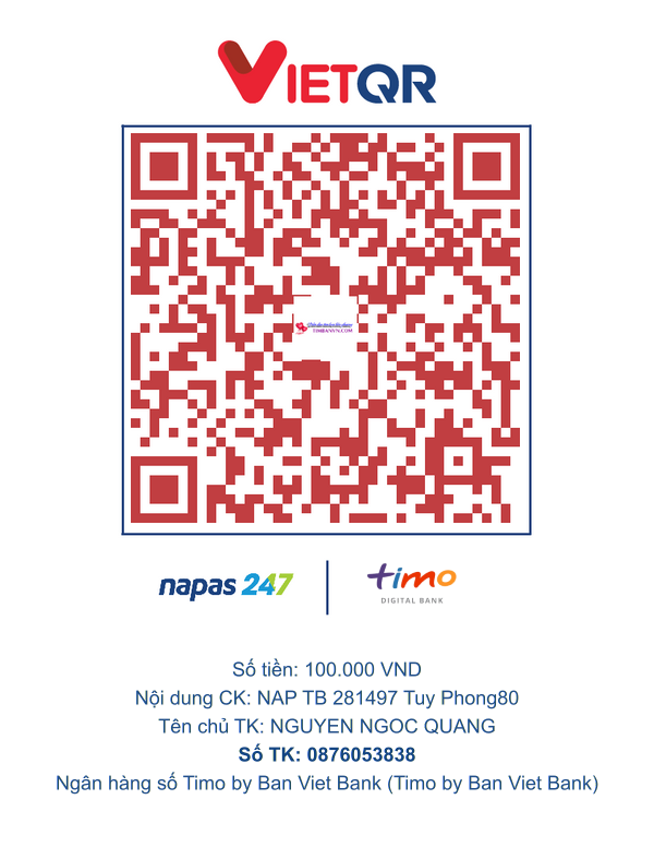 QR chuyển khoản