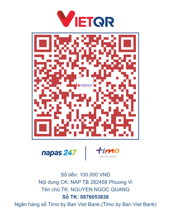 QR chuyển khoản