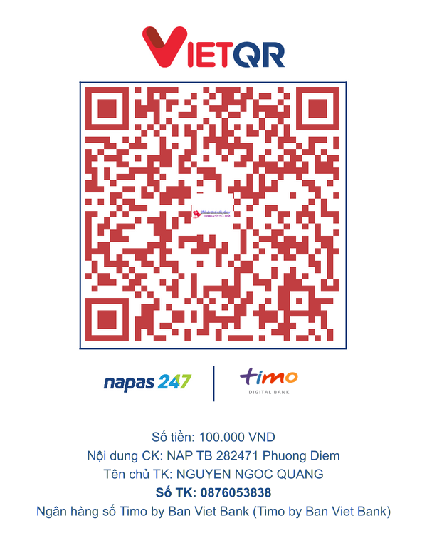 QR chuyển khoản