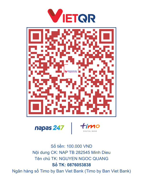 QR chuyển khoản