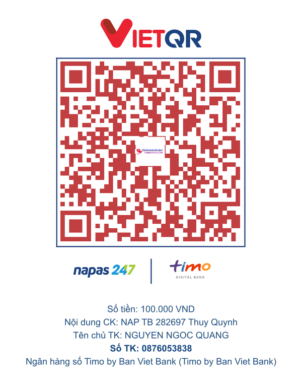 QR chuyển khoản