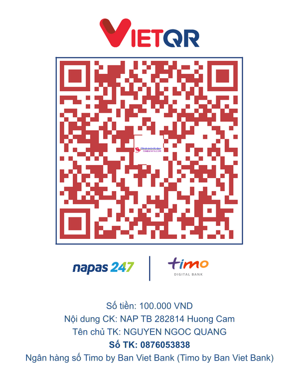 QR chuyển khoản