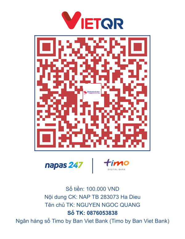 QR chuyển khoản