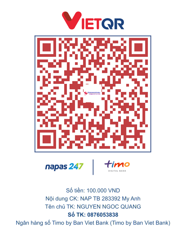 QR chuyển khoản