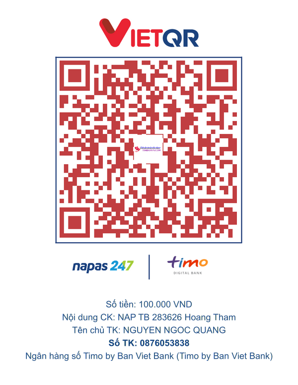 QR chuyển khoản