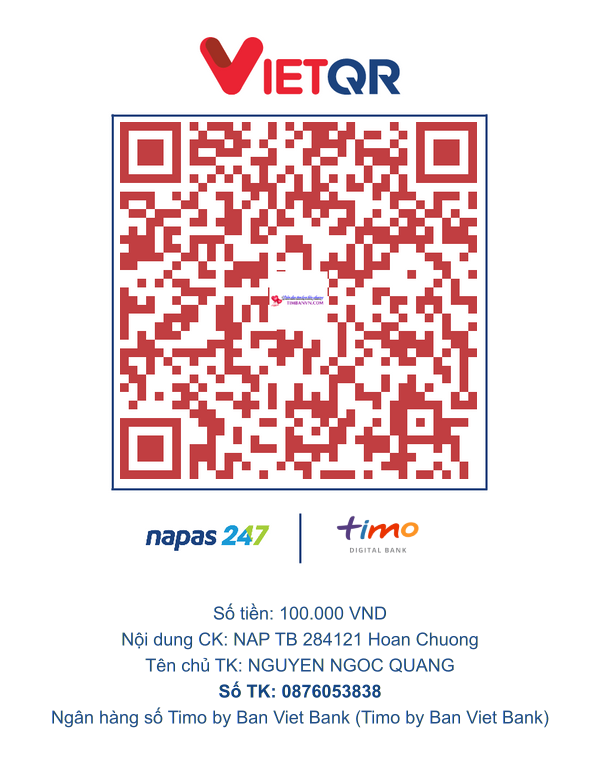QR chuyển khoản
