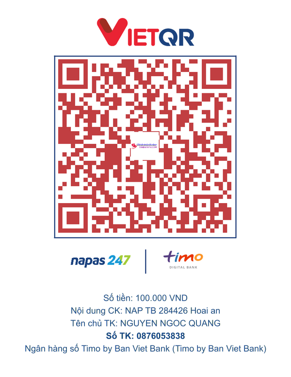 QR chuyển khoản